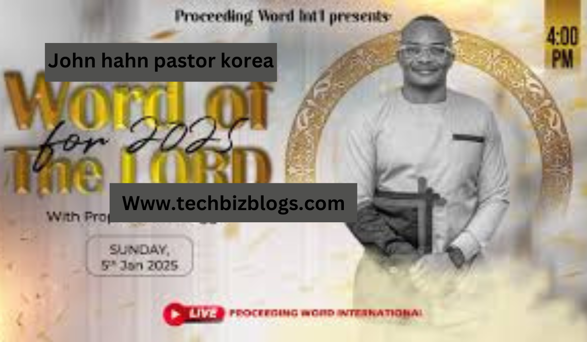 John hahn pastor korea