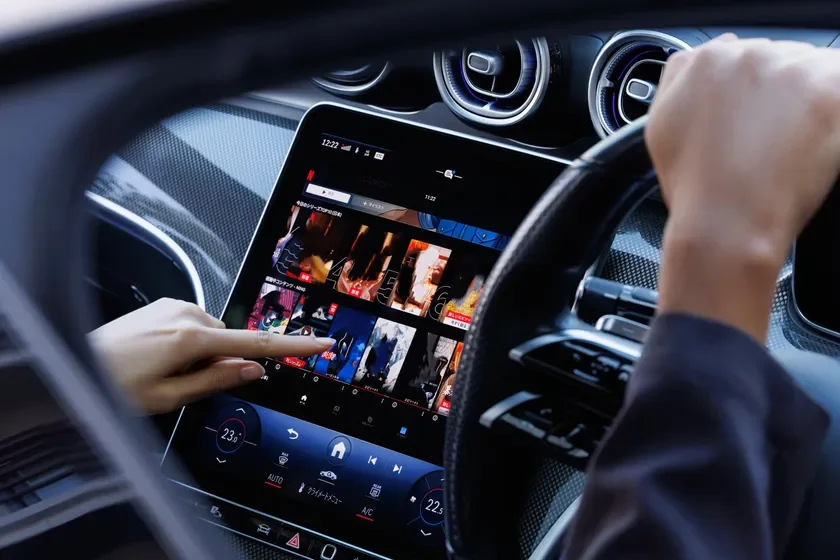 Netflix on Car Display