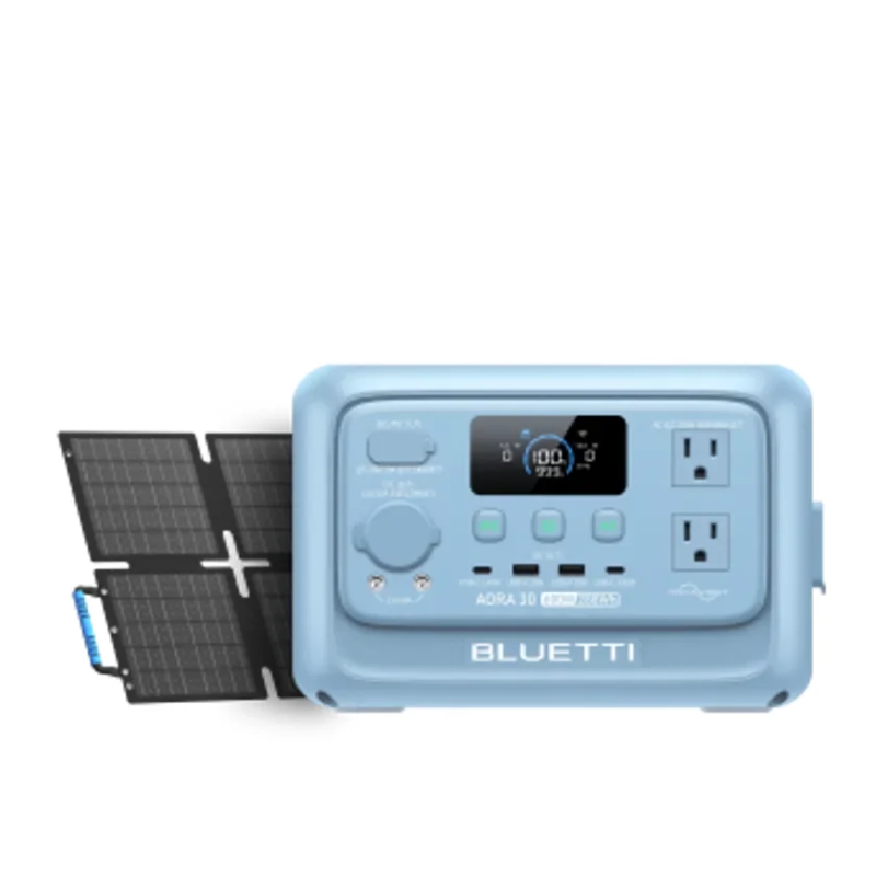 BLUETTI AORA 30 V2 + 60W Solar Panel Set