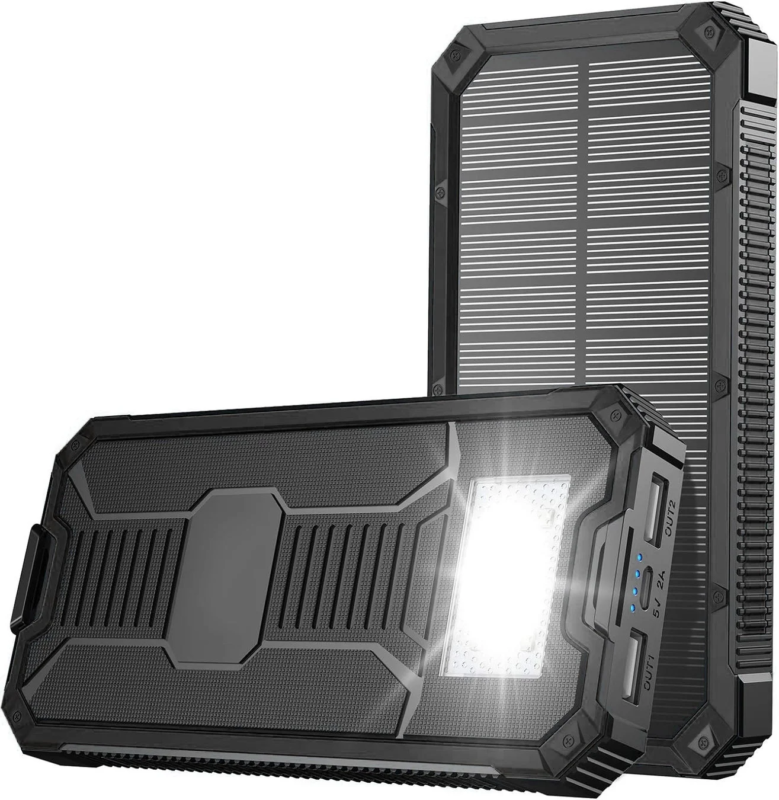 Solar Panel Mobile Battery Front