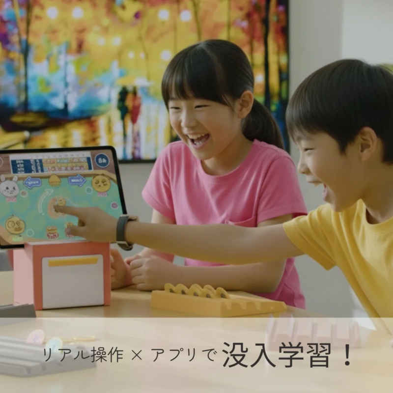 Children engaged in immersive learning with Rolling Seeds