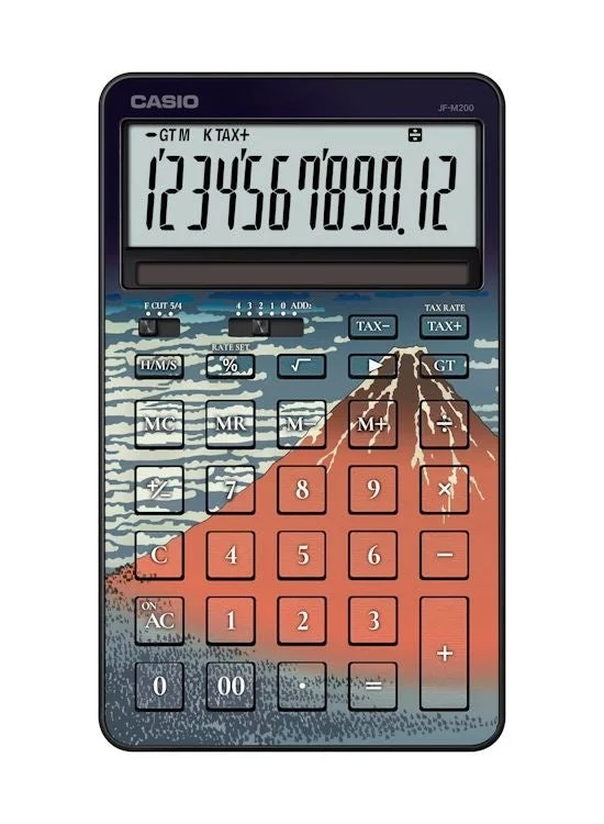 Close-up of Fine Wind, Clear Morning (Red Fuji) Calculator