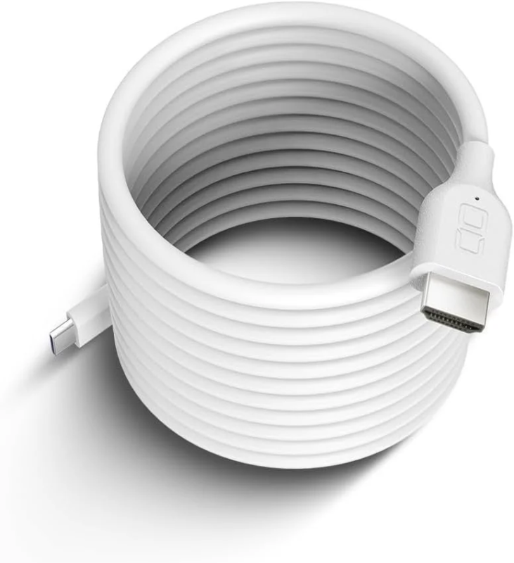 Spiral Silicone Cable C to HDMI 2m