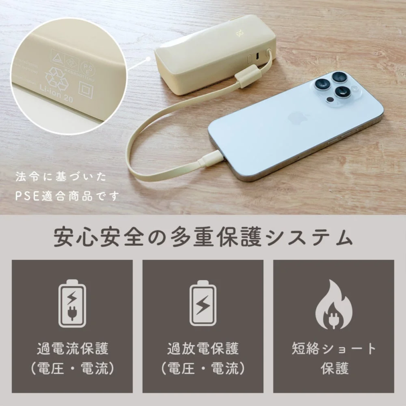 Safety features and PSE compliance