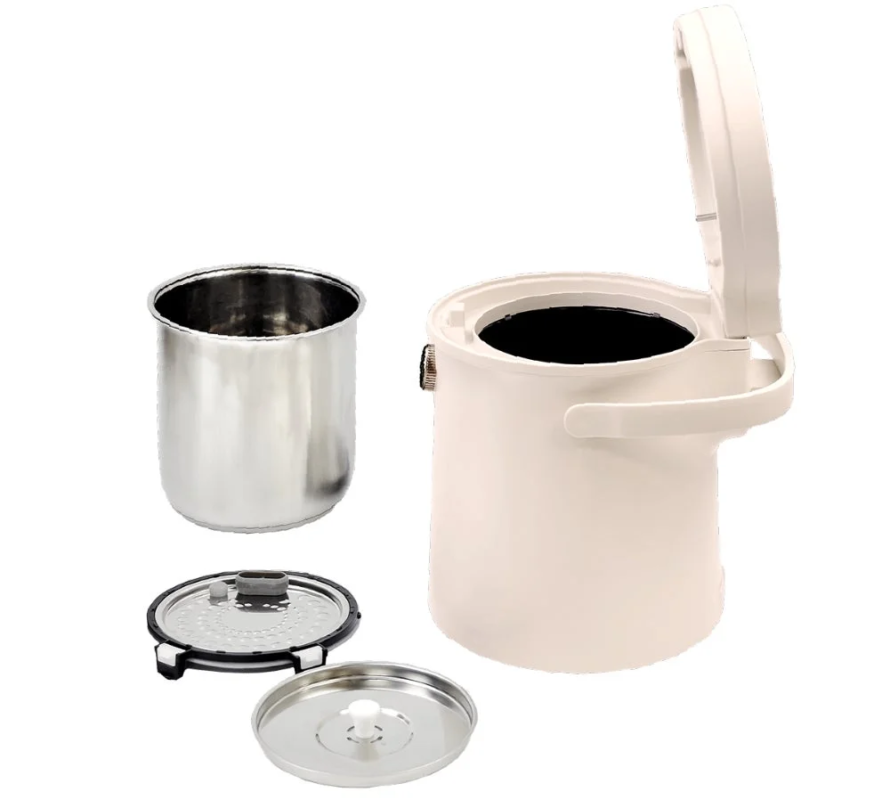 Clean Pot disassembled for cleaning