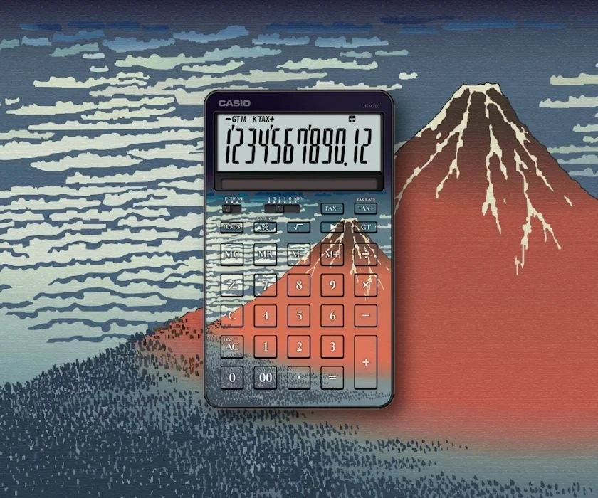 Fine Wind, Clear Morning (Red Fuji) Calculator