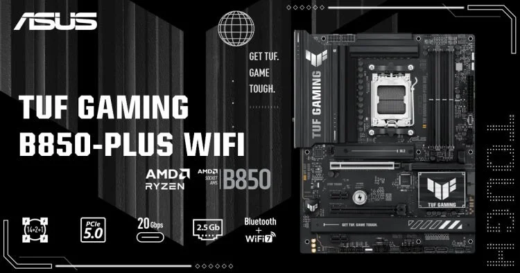 ASUS TUF GAMING B850-PLUS WIFI Motherboard