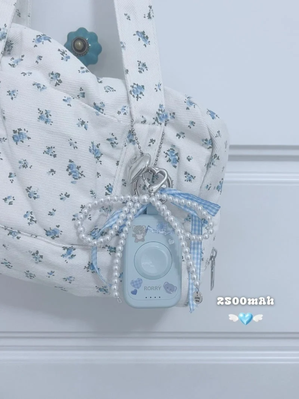 Carabiner-equipped RORRY mobile battery