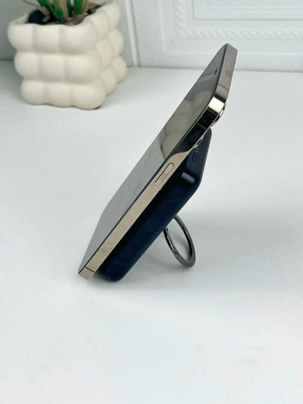iPhone with ring stand