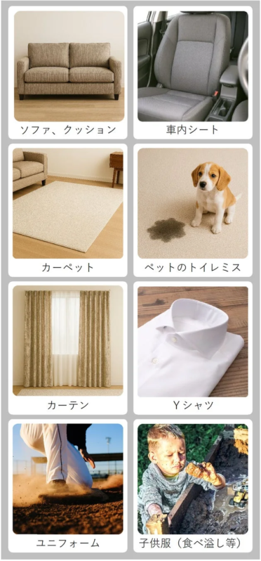 List of items to clean