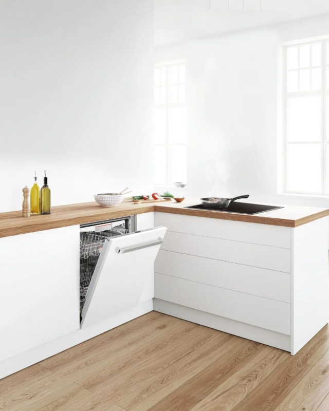 Modern kitchen with dishwasher