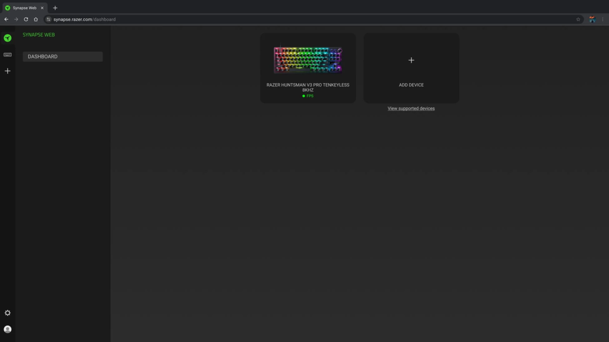 Synapse Web Dashboard