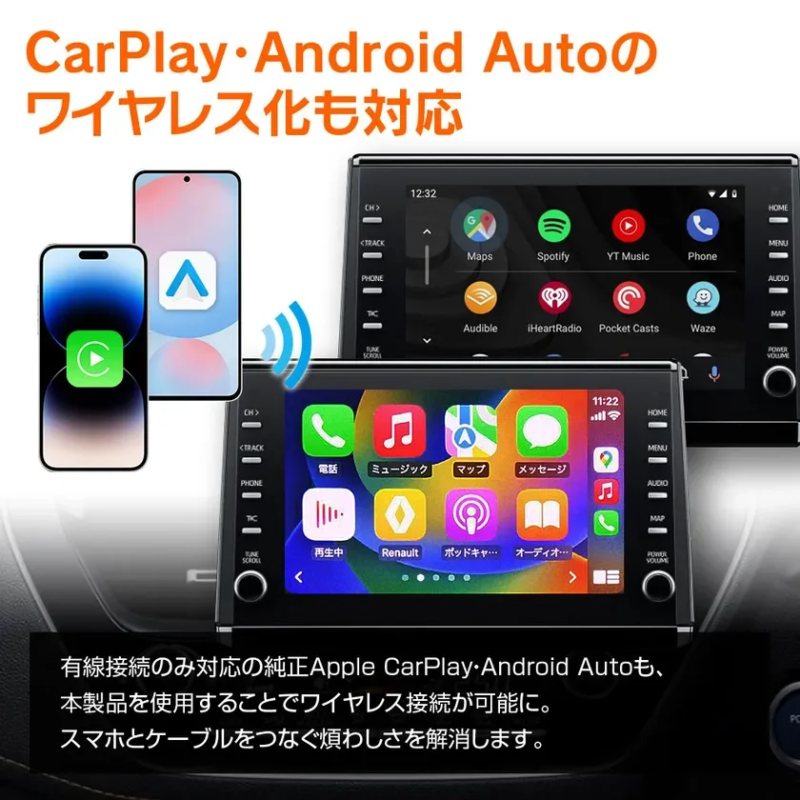 Wireless CarPlay/Android Auto