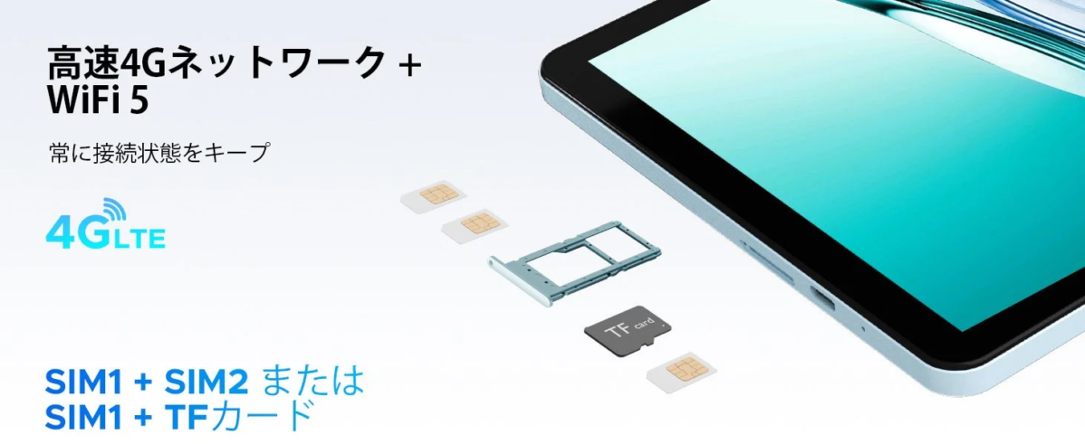 High-Speed 4G Network + WiFi 5