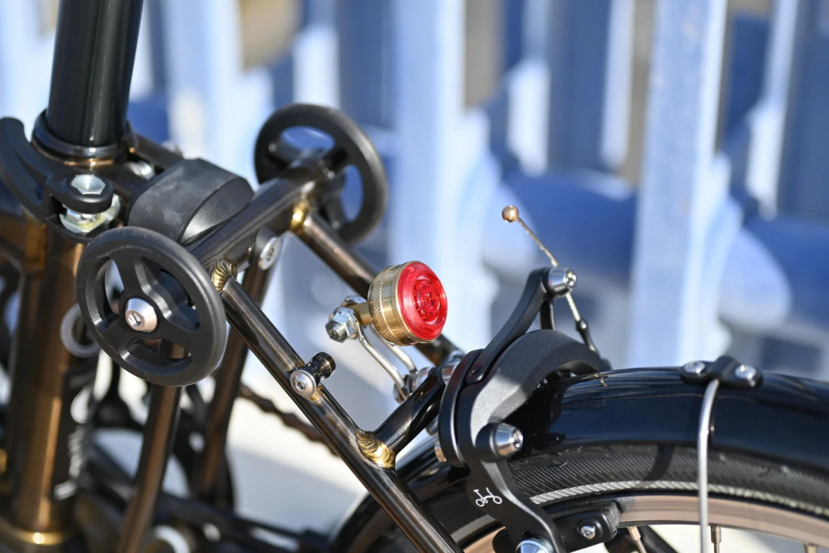 Reflector on a Folding Bike