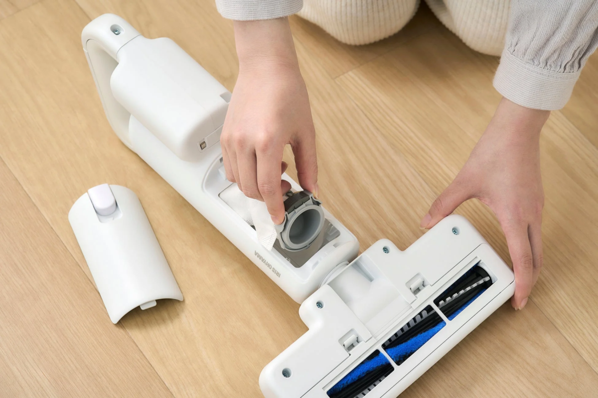 Removing filter for hygienic disposal