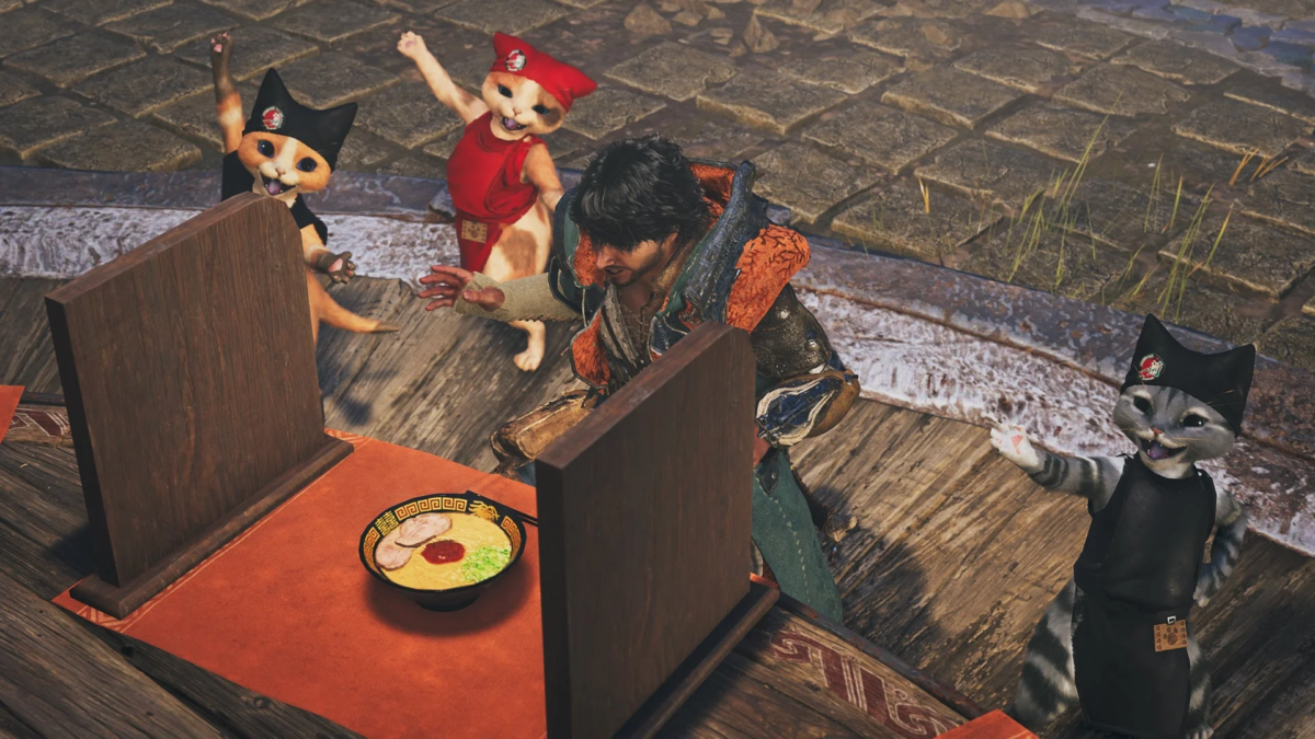 Ichiran Ailou with hunters