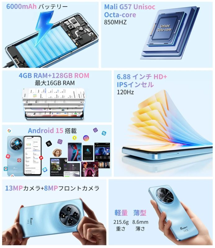 FOSSiBOT S5 Features