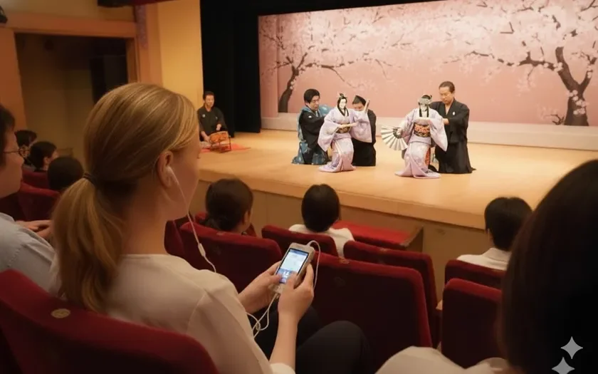 Used for audio guides in theater