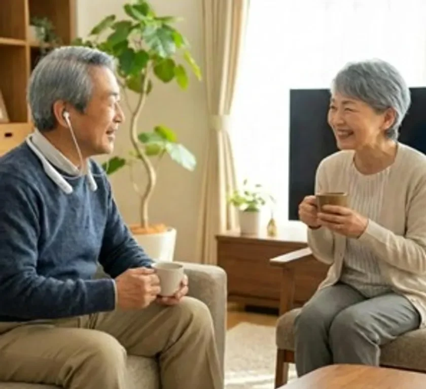 Comfortable for both conversation and TV