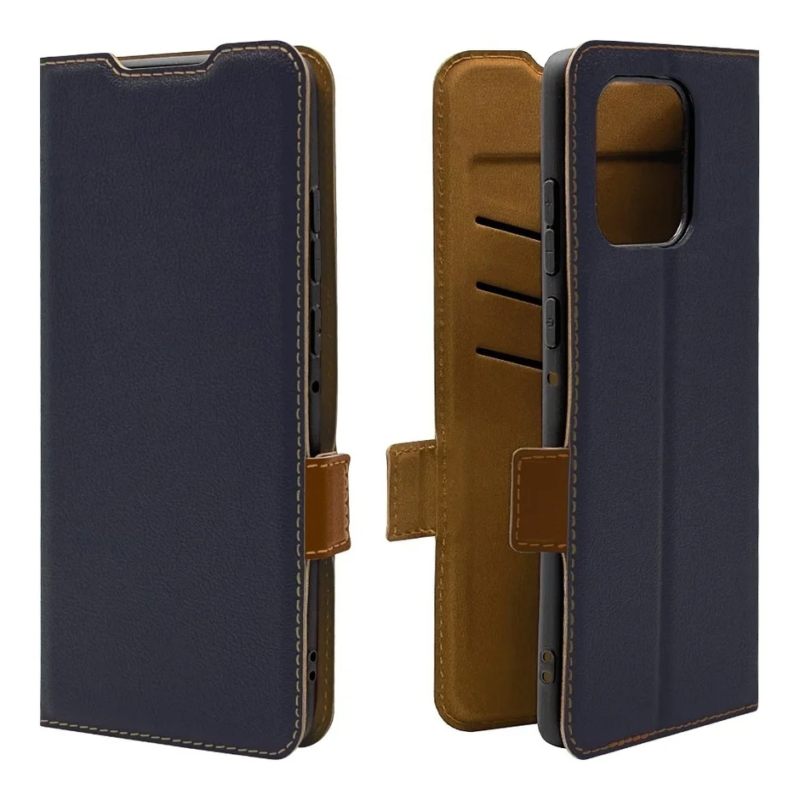 Wallet Case (Navy/Brown)