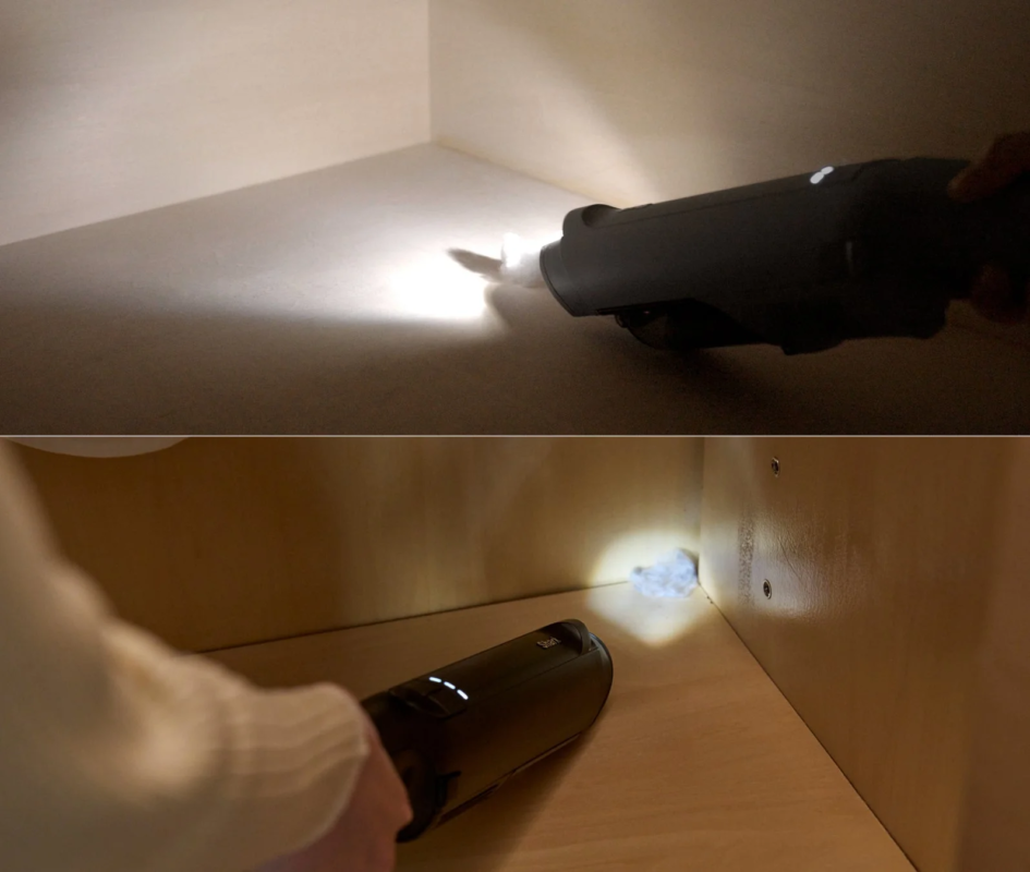 LED headlight in action