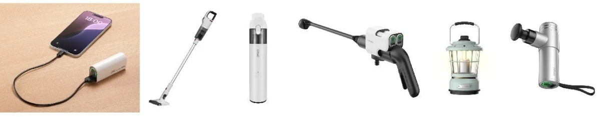 Mobile Battery BH-U4 and Compatible Appliances