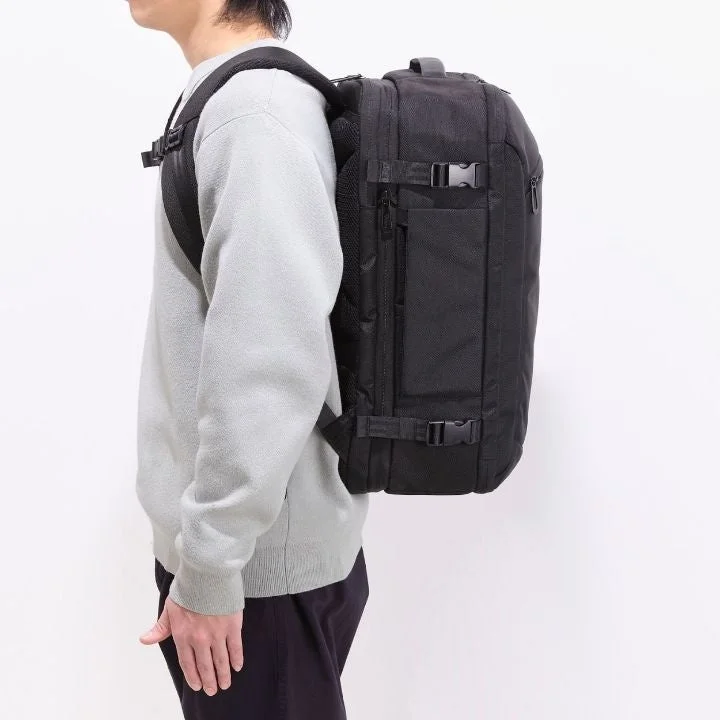 Man wearing backpack