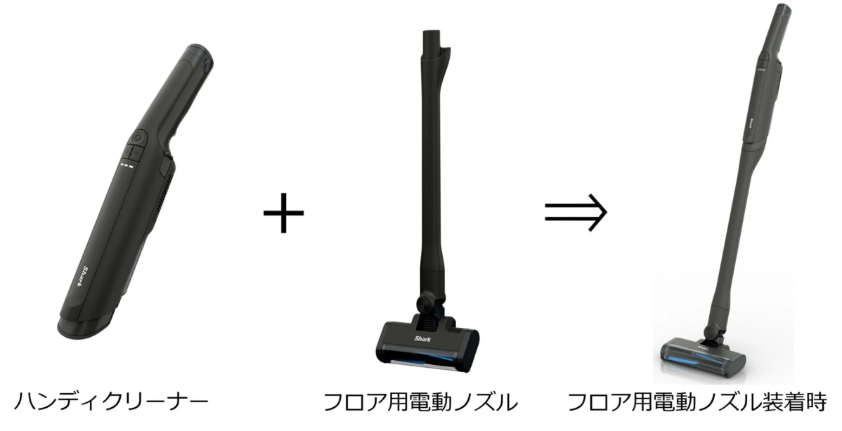 Hybrid functionality with floor nozzle