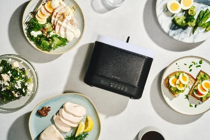 Healthy meal prep with a small appliance