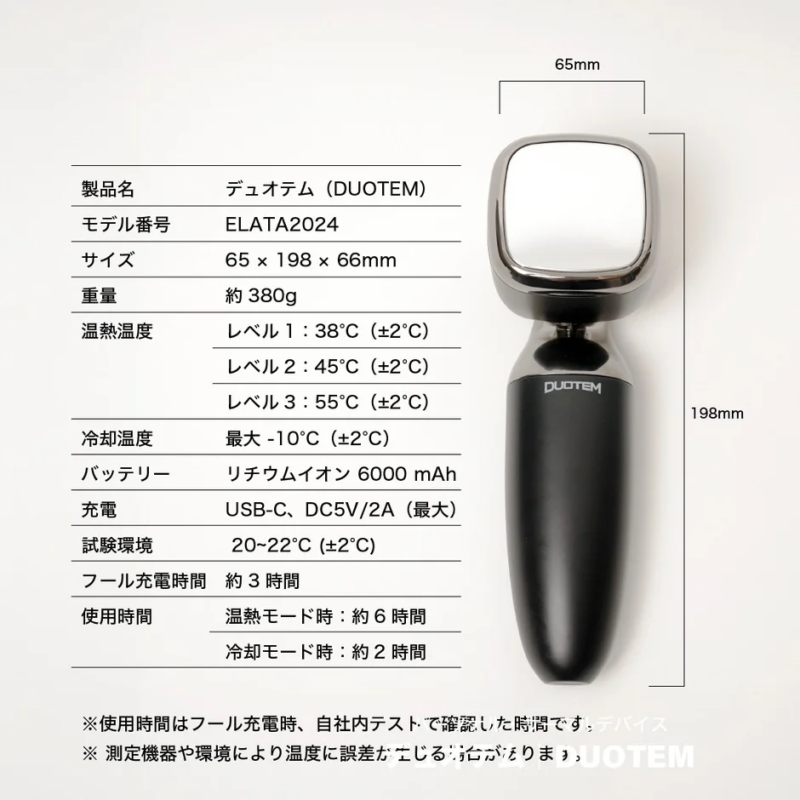 DUOTEM product specifications