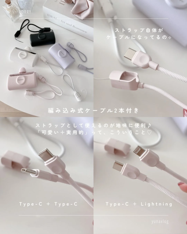 RORRY Palmgo with built-in cables