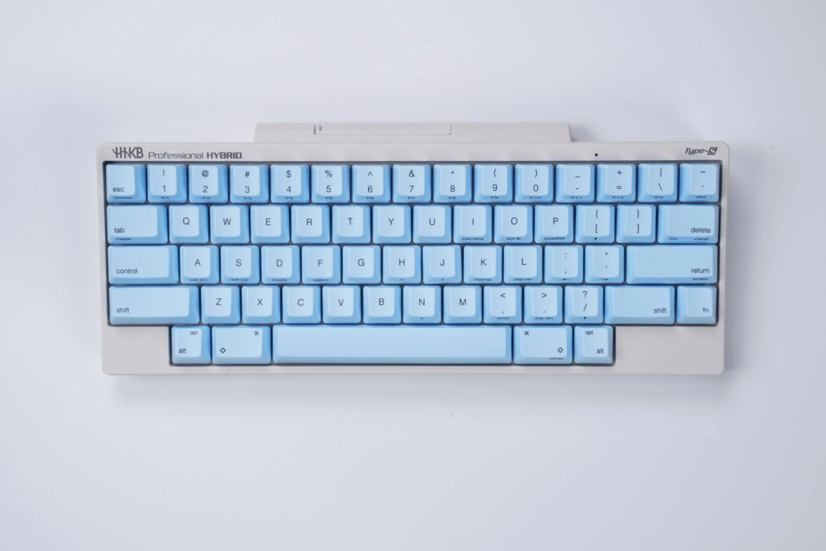 Full HHKB keyboard with Sora keycaps