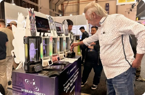 CES exhibition booth for CODE27