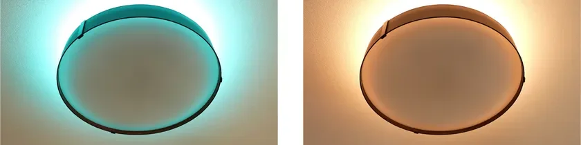 Indirect lighting MARINE color / CANDLE color