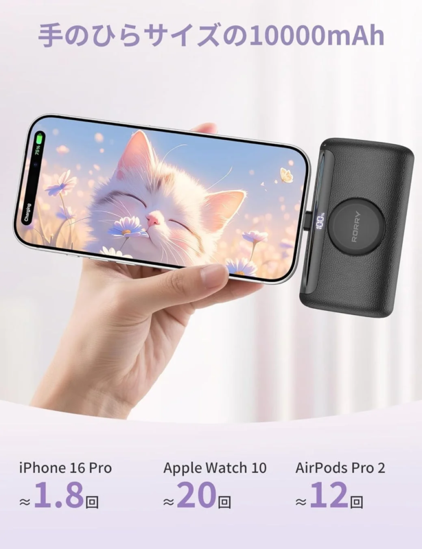 RORRY Palmgo charging example