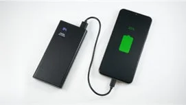 Smartphone charging with mobile battery