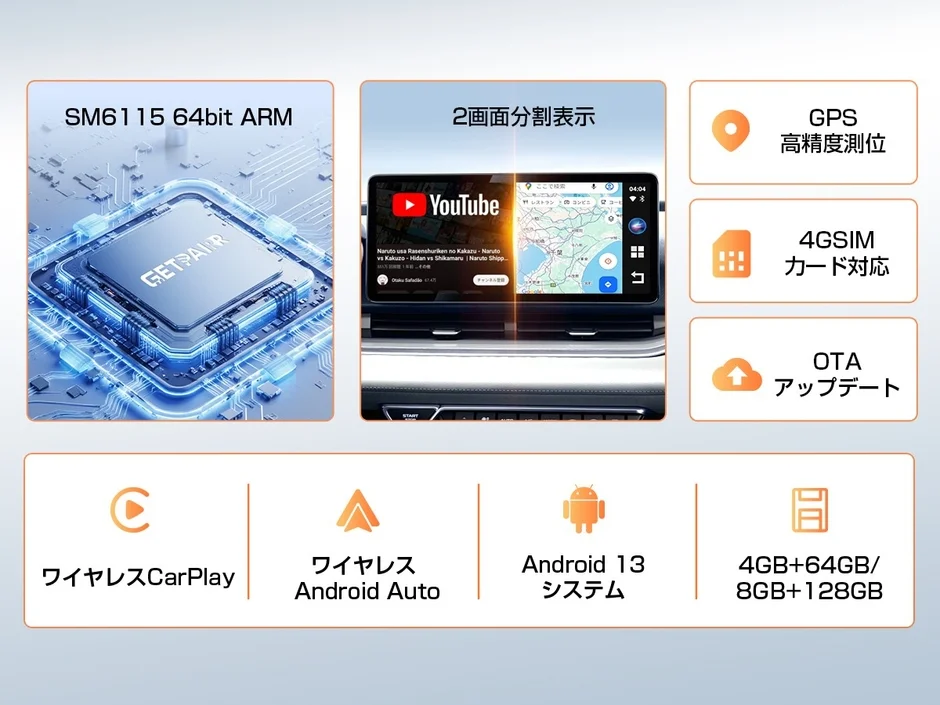 Connectivity features including Dual Wi-Fi and Bluetooth 5.0