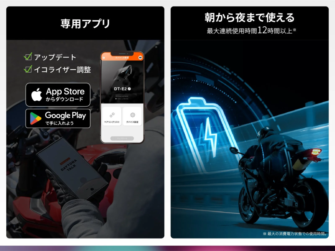 Dedicated App and Battery