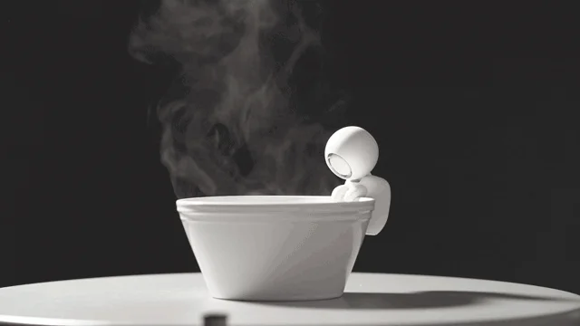 YU-REI FAN cooling a drink