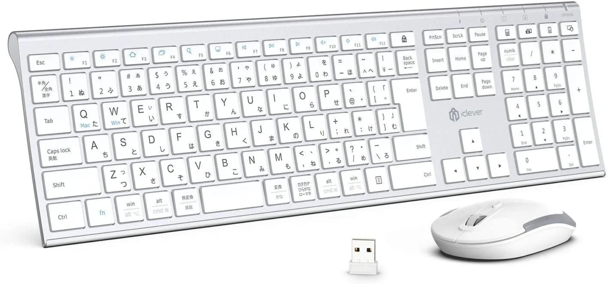 iClever Wireless Keyboard and Mouse Set