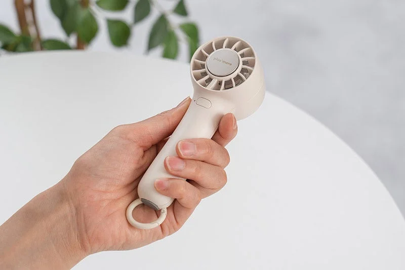 Palm-Sized Fan in Hand