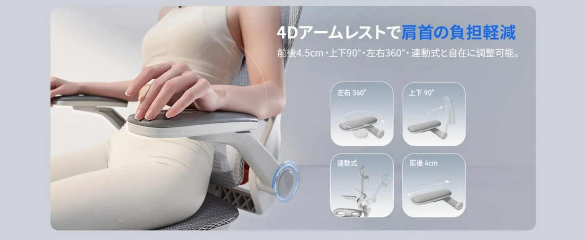 SIHOO B100 Pro 4D armrest