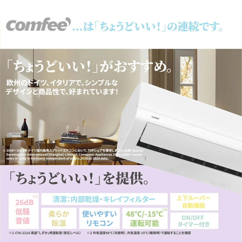 COMFEE' C Series Features Overview