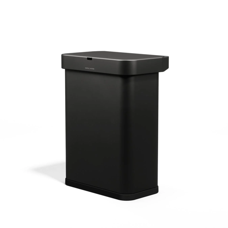 Simplehuman 58L Rectangular Sensor Can in Matte Black