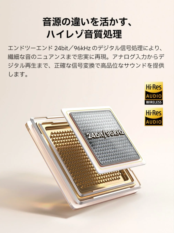 Hi-Res Audio Processing details