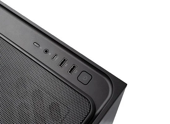 PC case front I/O ports