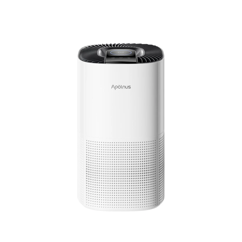 Close-up of the air purifier top