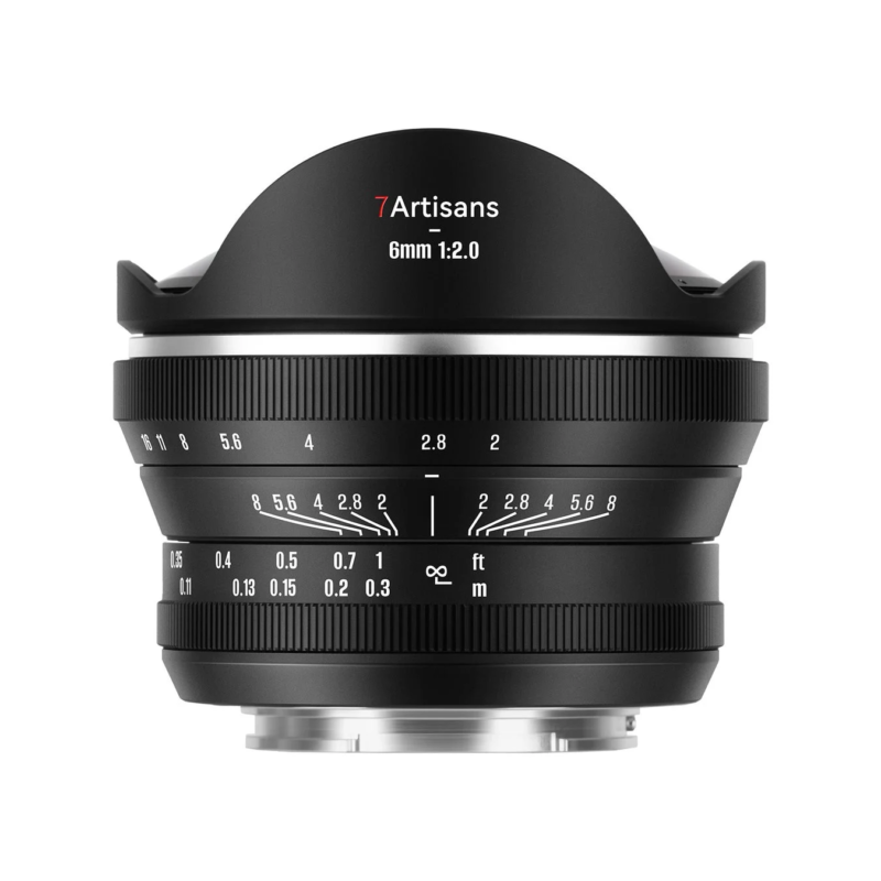 7Artisans MF 6mm F2 FISH-EYE II ED APS-C