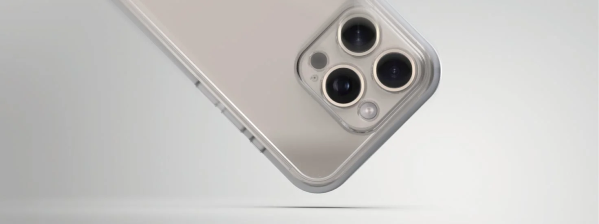 Smartphone with Clear Protection Case